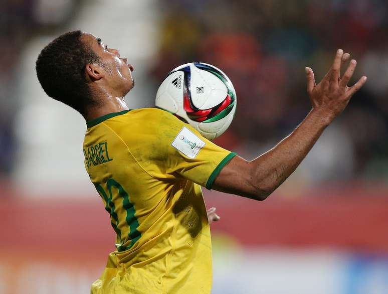 Gabriel Jesus durante a partida