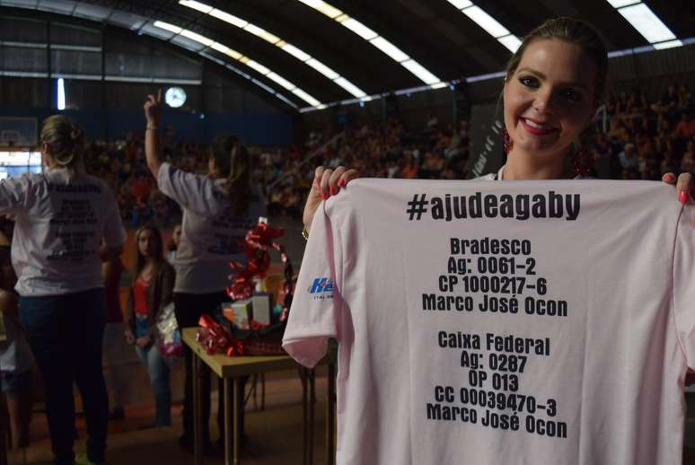 Gaby foi diagnosticada aos tr&ecirc;s anos de idade, depois de sofrer fortes dores de cabe&ccedil;a e perda de equil&iacute;brio