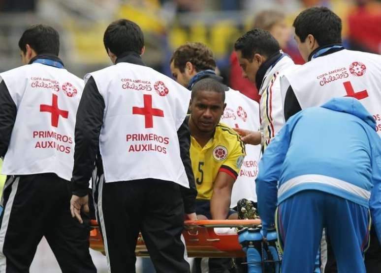 Cão de guarda da Colômbia, Valencia sofreu lesão grave no joelho e está fora da Copa América