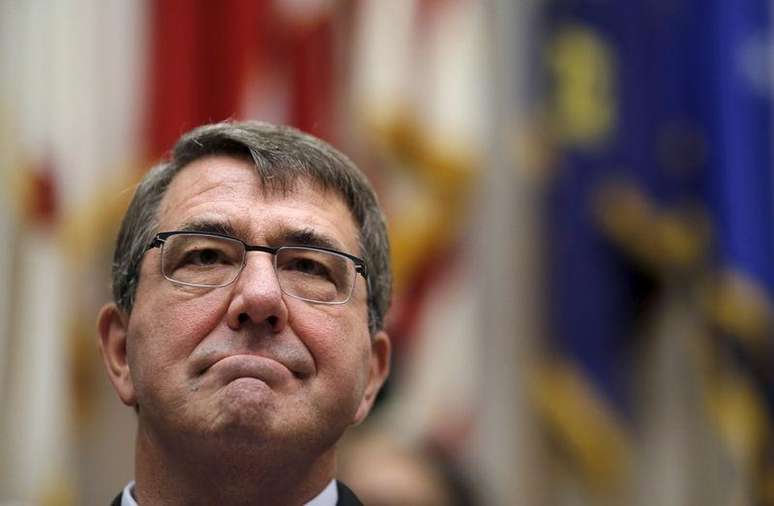 Secret&aacute;rio de Defesa dos EUA, Ash Carter, em Washington. 17/06/2015