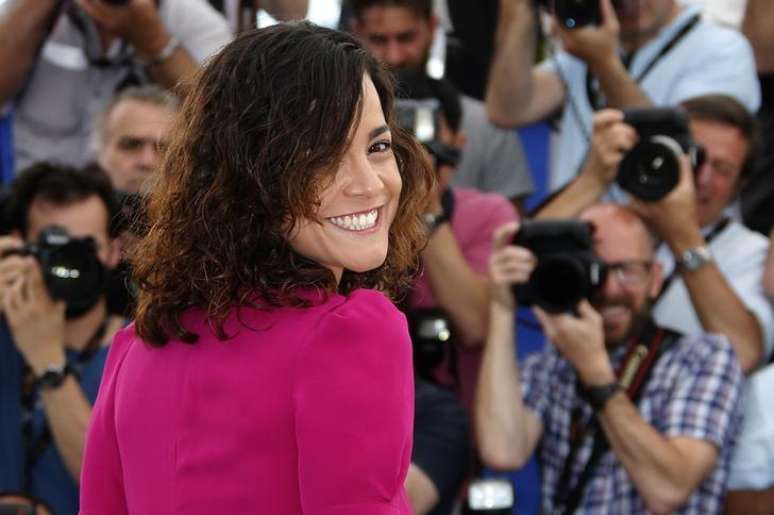 Atriz Alice Braga durante evento no festival de cinema de Cannes, na França, no ano passado. 18/05/2014
