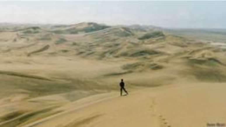 Ebert no deserto da Namíbia