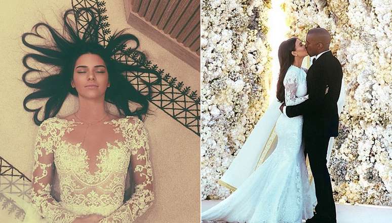 Kendall superou a foto do casamento da irmã com Kanye West