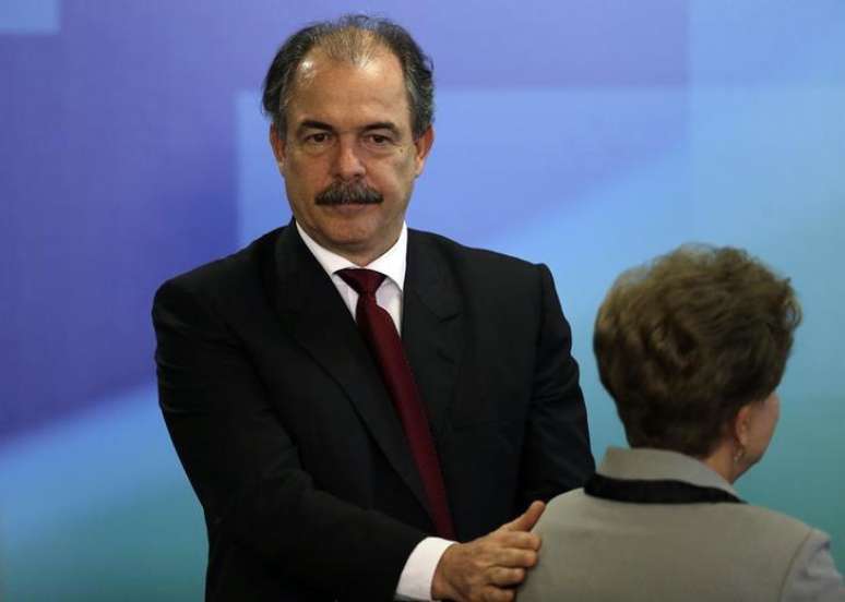 Ministro da Comunicação Social, Edinho Silva, durante entrevista coletiva no Palácio do Planalto, em Brasília. 31/03/2015