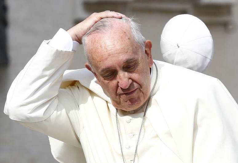 Papa Franciso na Praça de São Pedro, no Vaticano. 24/06/2015