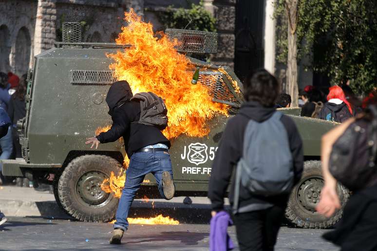 Protestos estão acontecendo em diversas cidades do Chile