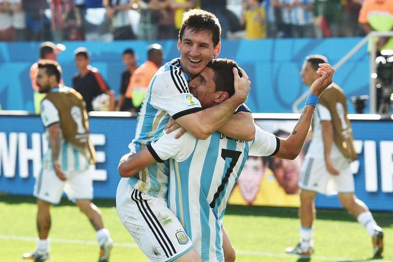 Argentina x Suíça - Messi e Di Maria