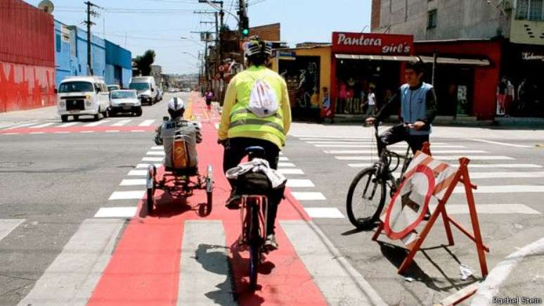 Ciclovia na zona leste de São Paulo; falhas no projeto podem ser corrigidas, dizem ativistas