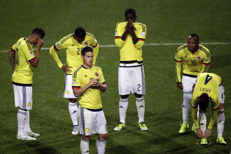 Colombianos lamentam eliminação nas penalidades máximas
