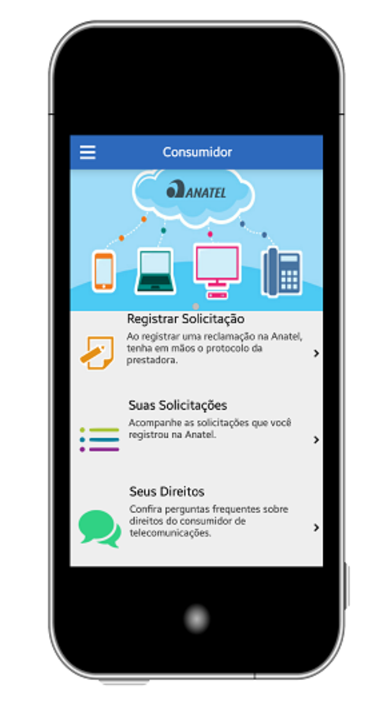 Aplicativo facilita o registro de reclamação na Anatel 