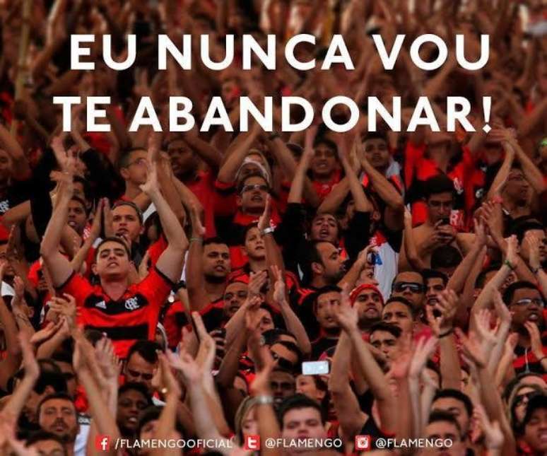 Flamengo "usou" slogan do Corinthians em redes sociais