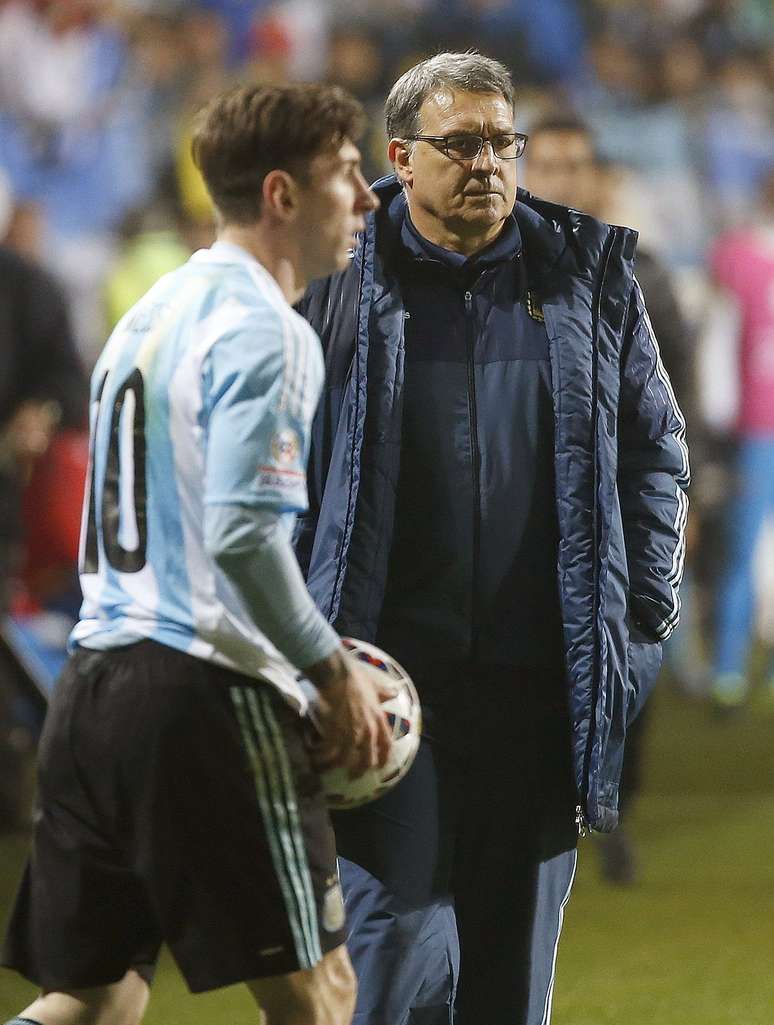 Messi e Tata Martino querem chegar à final da Copa América
