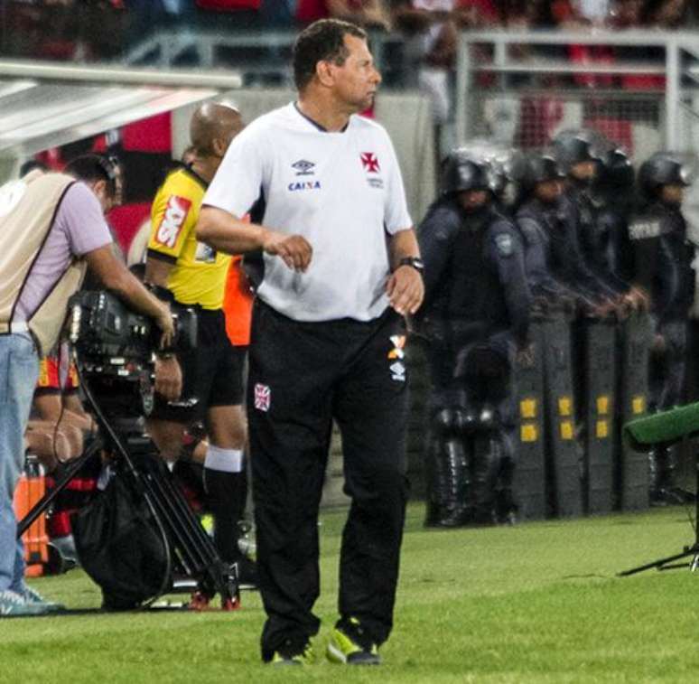 Celso Roth no jogo de ontem, Vasco x Flamengo