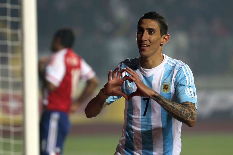 Angel Di María brilhou com a camisa da Argentina nesta terça-feira