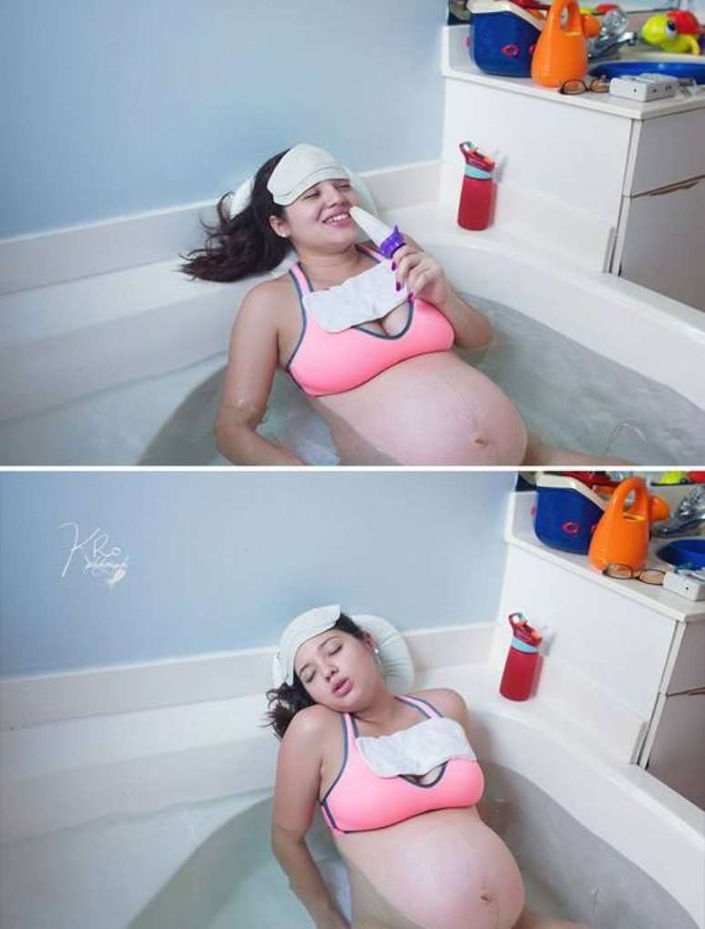 Fotógrafa registra nascimento na banheira de filha de amiga próxima, na Flórida, Estados Unidos