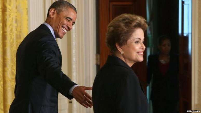 Dilma Rousseff finalmente visitou os EUA e se reuniu com Barack Obama em Washington na semana passada