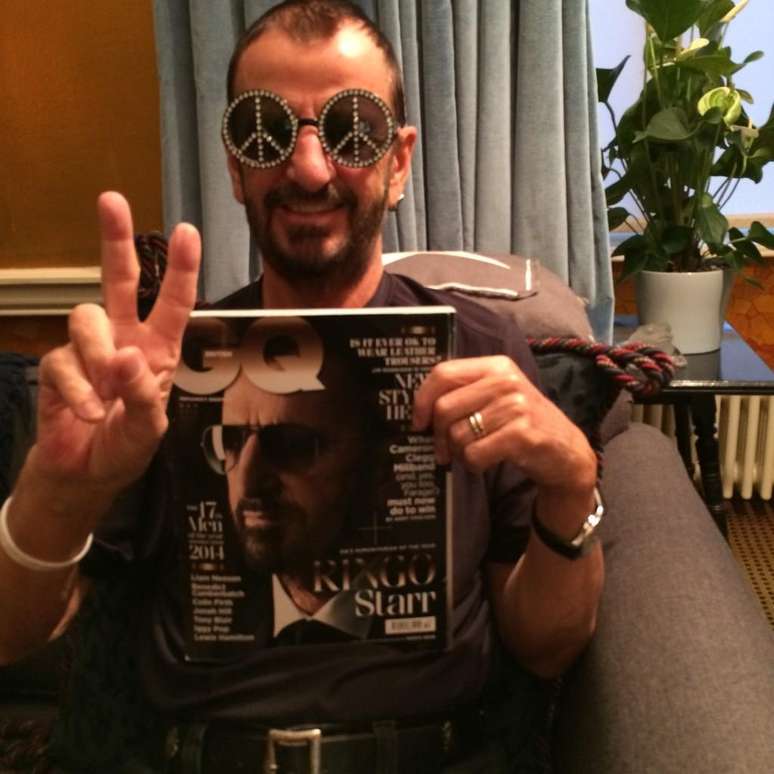 Ringo Starr faz uma campanha &#034;paz e amor&#034;