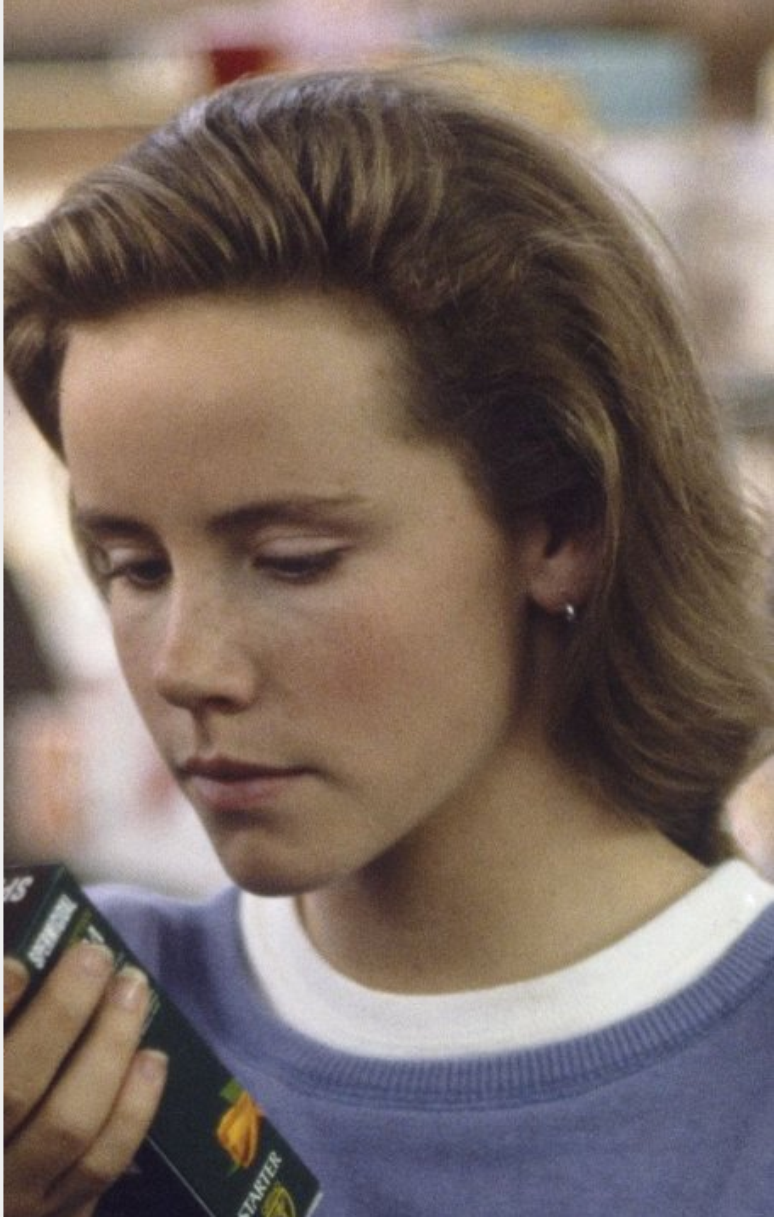 A atriz Amanda Peterson