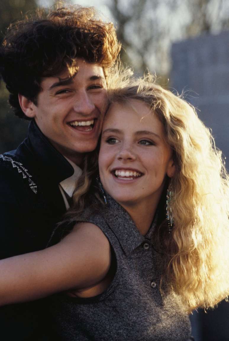 Amanda Peterson e Patrick Dempsey no filme "Namorada de Aluguel"