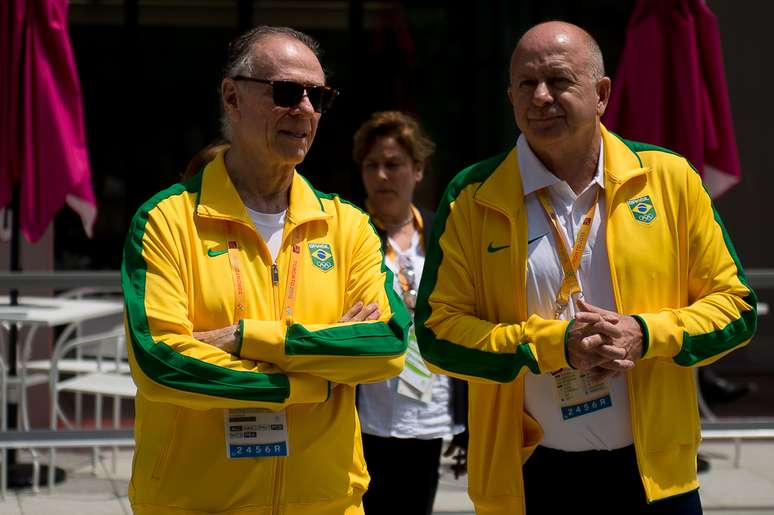 Carlos Arthur Nuzman, presidente do COB, fez visita pelo local nesta terça