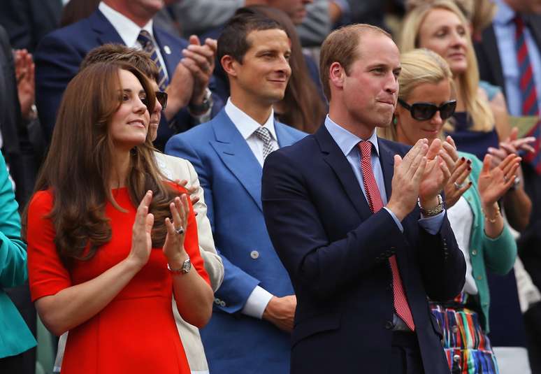 Kate Middleton e Príncipe William assistiram à vitória do britânico Murray