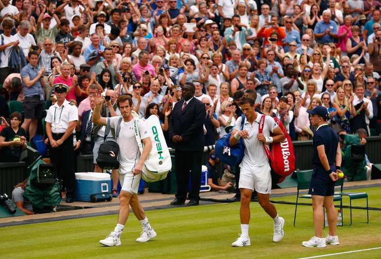 Andy Murray fez 3 a 0 em Vasek Pospisil nesta quarta-feira