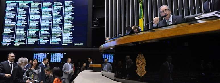 Eduardo Cunha em sessão da Câmara
