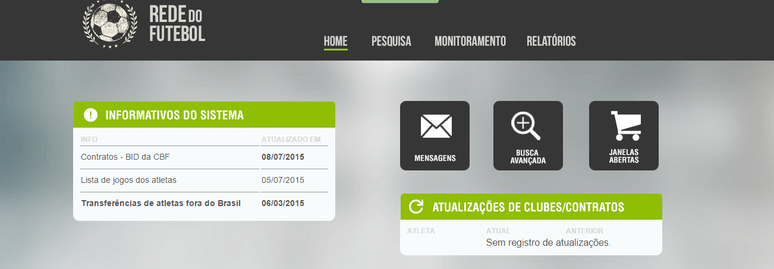 Plataforma &eacute; f&aacute;cil de usar e facilita a vida de clubes, agentes e jornalistas