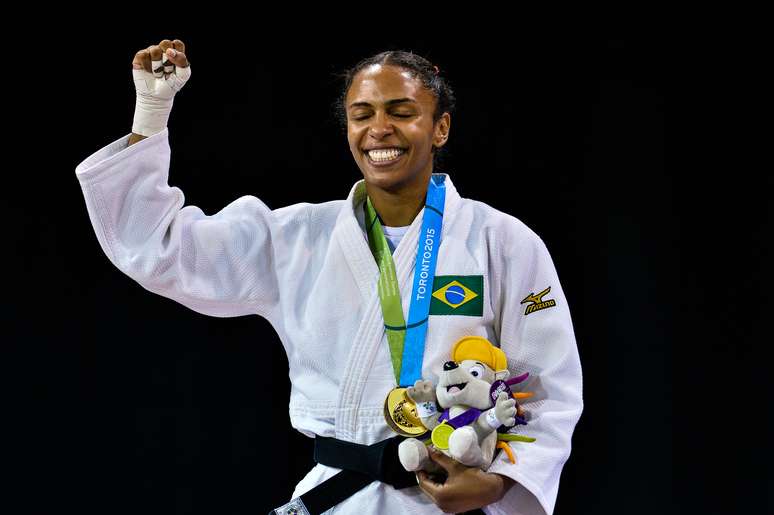 Érika Miranda garantiu o primeiro ouro para o Brasil no Pan