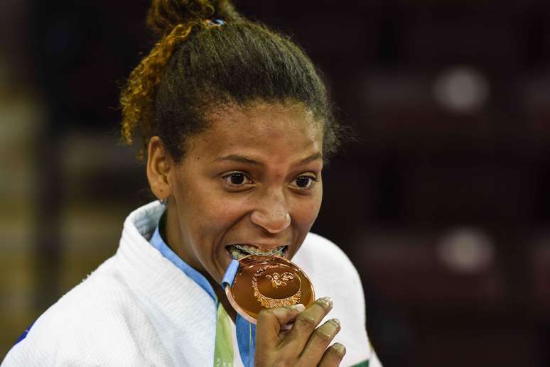 Rafaela Silva ficou com o bronze no Pan de Toronto