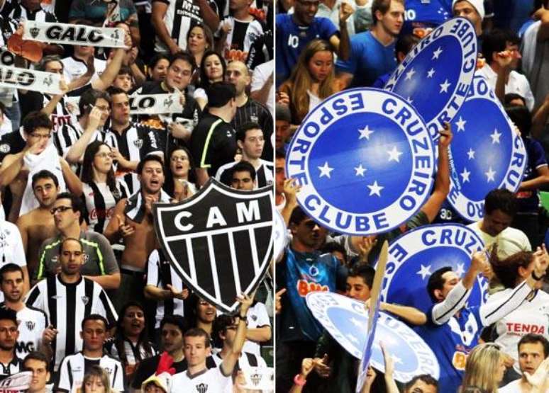 Torcidas de Atlético-MG e Cruzeiro