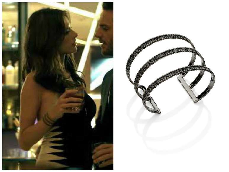 A pulseira da Samia (Alessandra Ambrosio), de Verdades Secretas, ficou em oitavo lugar. &Eacute; o modelo S&atilde;o Paulo Simplesmente, da cole&ccedil;&atilde;o S&atilde;o Paulo, da Carla Amorim. Pre&ccedil;o: R$ 35.130. Informa&ccedil;&otilde;es: (11) 2195-3395 / (11) 2146-1250