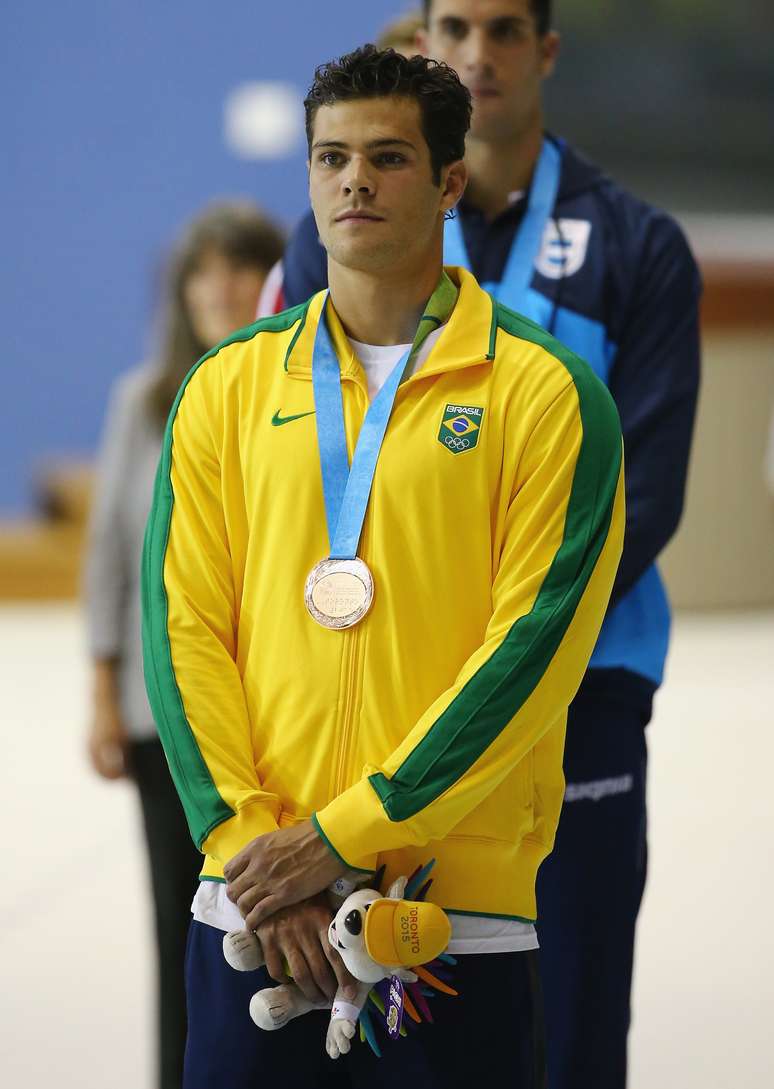 Marcelo Chierighini faturou o bronze nos 100 m