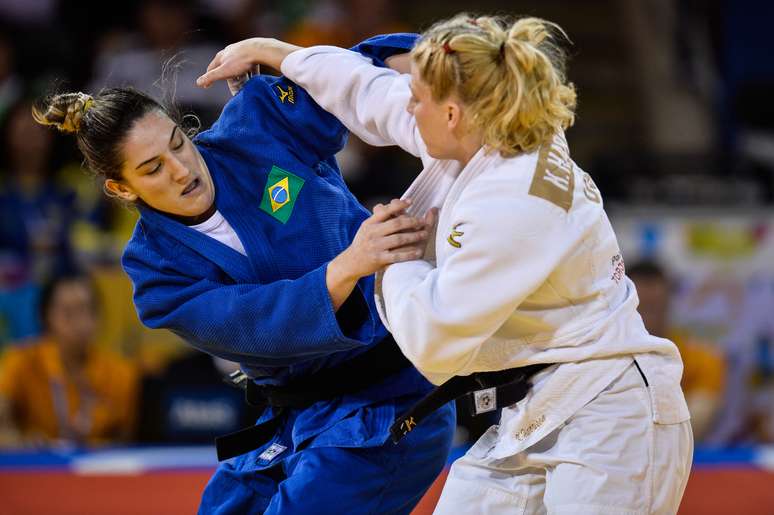 Mayra Aguiar e Kayla Harrison compõem rivalidade forte no judô