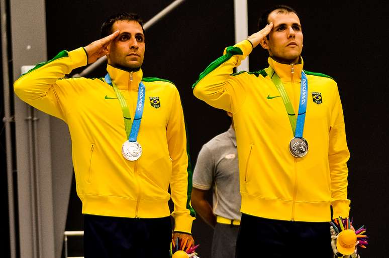 Daniel Paiola e Hugo Arthuso levaram a medalha de prata nas duplas