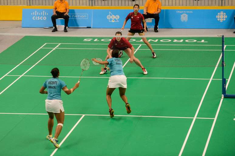 Brasileiras avançaram à final do badminton em Toronto