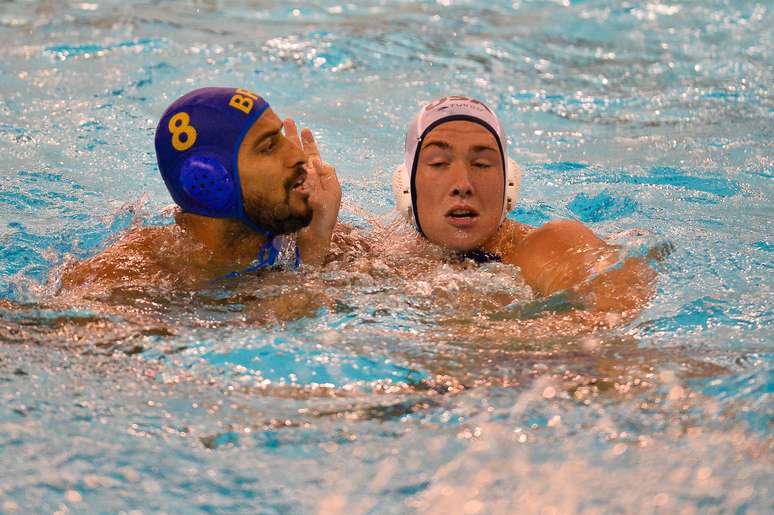 Brasil perdeu para os Estados Unidos na final do polo aqu&aacute;tico masculino