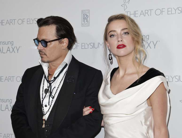 Johnny Depp e Amber Heard estiveram na Austrália em maio 