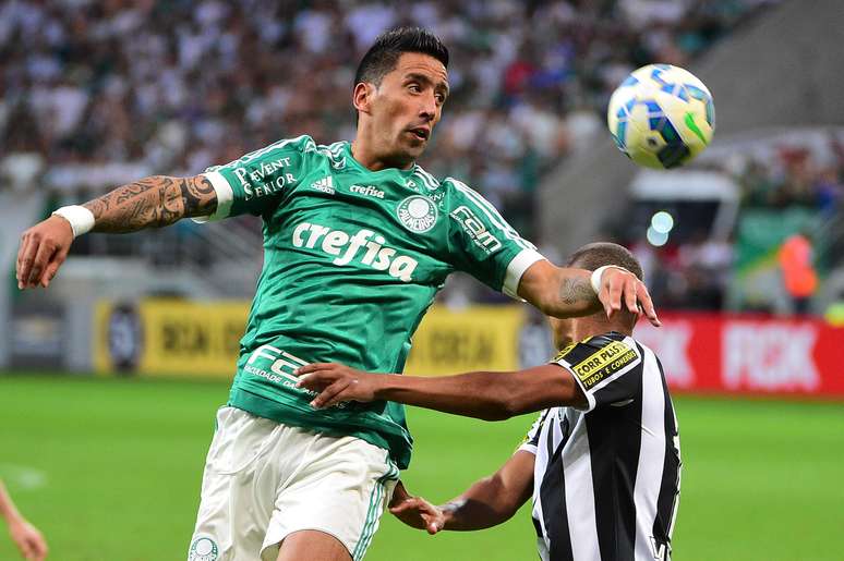 Barrios fez a estreia com a camisa do Palmeiras