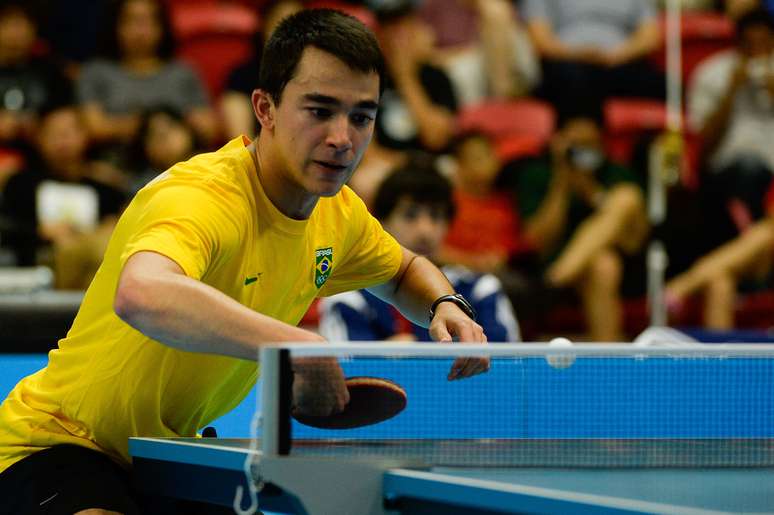 Equipe brasileira enfrentou paraguaios na final do tênis de mesa por equipes dos Jogos Pan-Americanos de Toronto, nesta terça-feira, em Markham