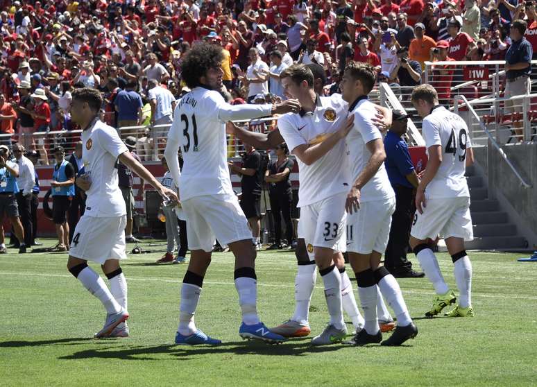 Manchester United fez 3 a 1 no Barcelona neste s&aacute;bado, nos EUA