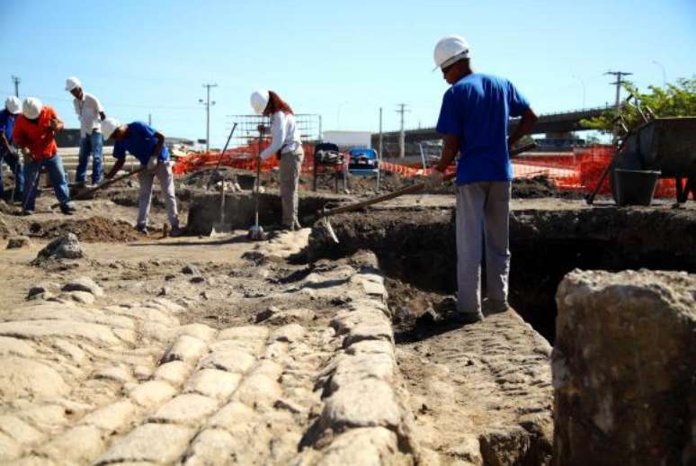 Os vestígios de ocupação humana foram encontrados no canteiro de obras da Linha 4 do metrô