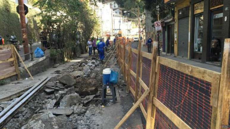 Obras em bonde de Santa Teresa começaram em novembro de 2013