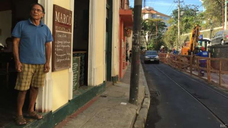 Marco Aurélio Cardoso diz que o faturamento de seu restaurante caiu 40%