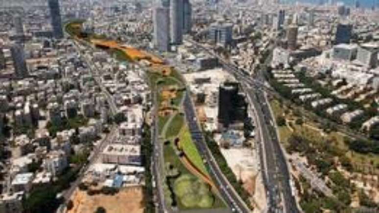 Projeto de US$ 524 mi promete transformar uma das vias mais movimentadas de Tel Aviv em um parque urbano
