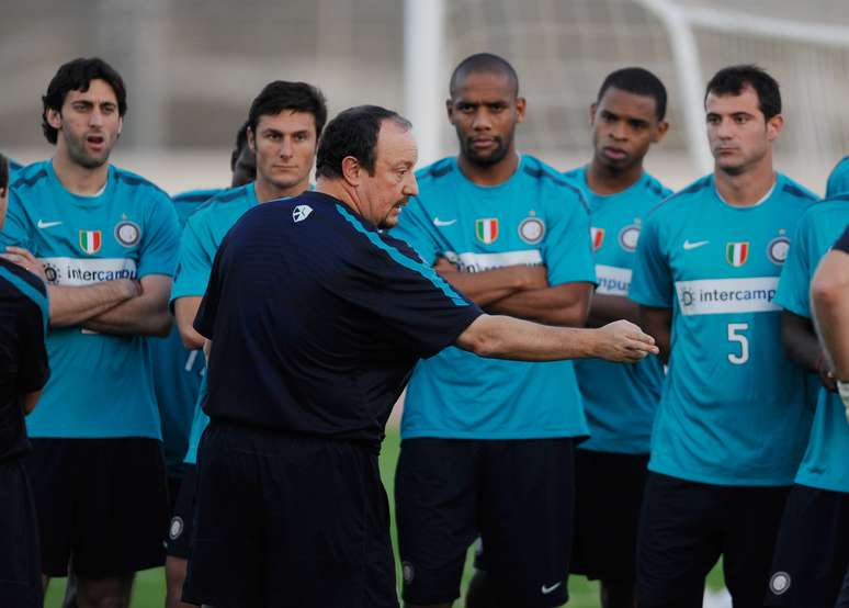 Rafa Ben&iacute;tez foi campe&atilde;o mundial e da Supercopa da It&aacute;lia na Inter, mas n&atilde;o agradou
