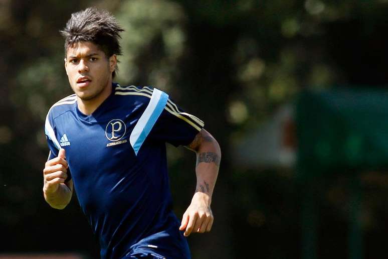 Leandro - Treino do Palmeiras