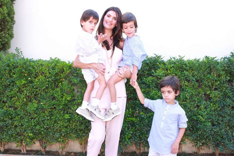 Isabella Fiorentino posou com os trig&ecirc;meos