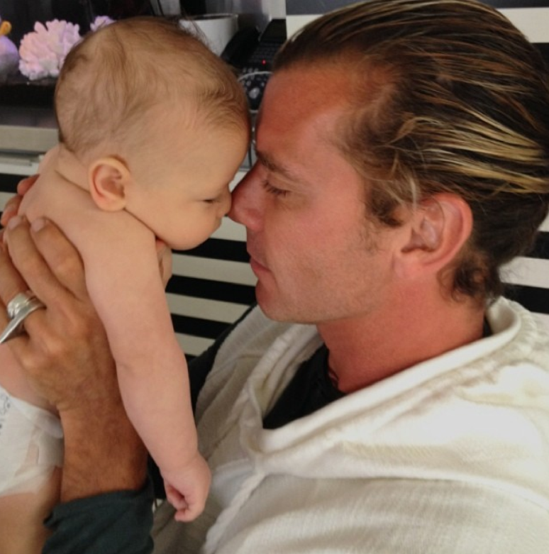 Gavin Rossdale com o filho Apollo