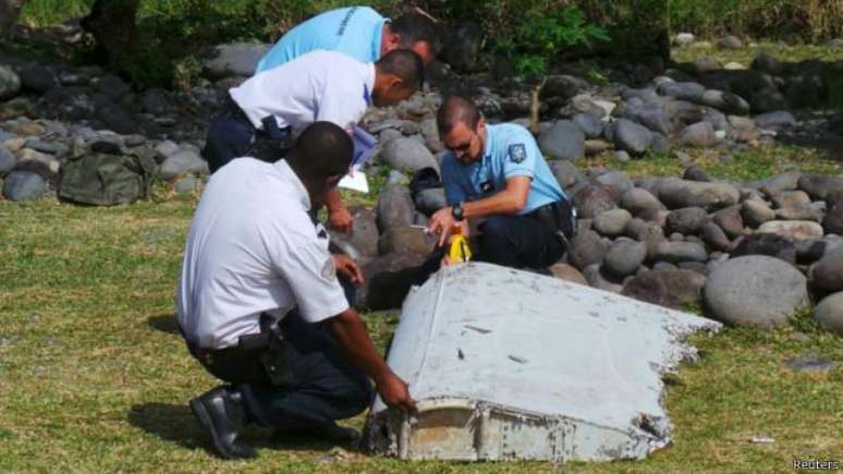 Pedaço da aeronave foi encontrado na ilha de Reunião, no oceano Índico